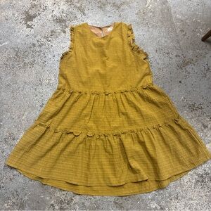 Carly Jean Los Angeles Mustard Mini Dress